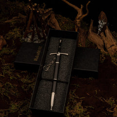 BlacksmithSONG 1:6 anime-style zinc alloy sword replica collectible in gift box, forest background