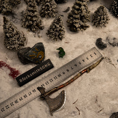 Leviathan Axe Replica - Fully Upgraded Kratos Axe - 16cm Metal Miniature - God of War Prop