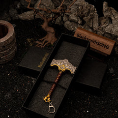 Mjolnir Replica - God of War Thor’s Hammer - 13cm Heavyweight Metal - Ragnarok Collector's Edition