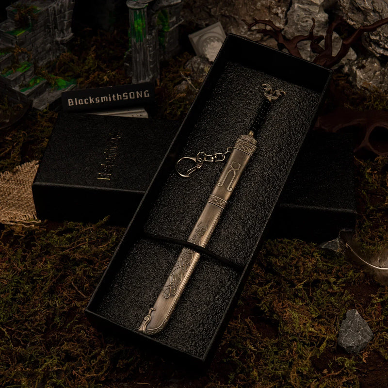 Thrungva replica — in its foam-lined gift box.