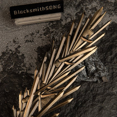 Close-up detail of the Grafted Blade Greatsword tip, showing multiple small swords fused together.