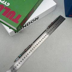 1:6 anime-style zinc alloy weapon replica beside ruler, BlacksmithSONG collectible display