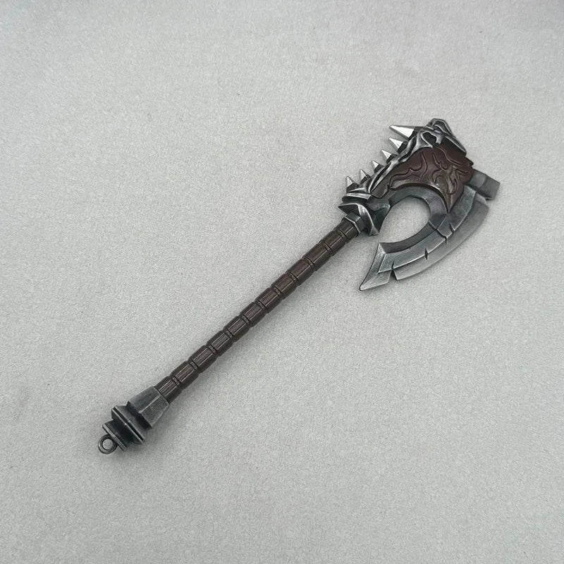 1:6 anime-style zinc alloy axe replica with detailed blade, collectible for display or cosplay