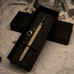 Ingrid Sword Replica - The Sentient Blade - 22cm Antique Gold Metal - Freyr & Atreus Weapon