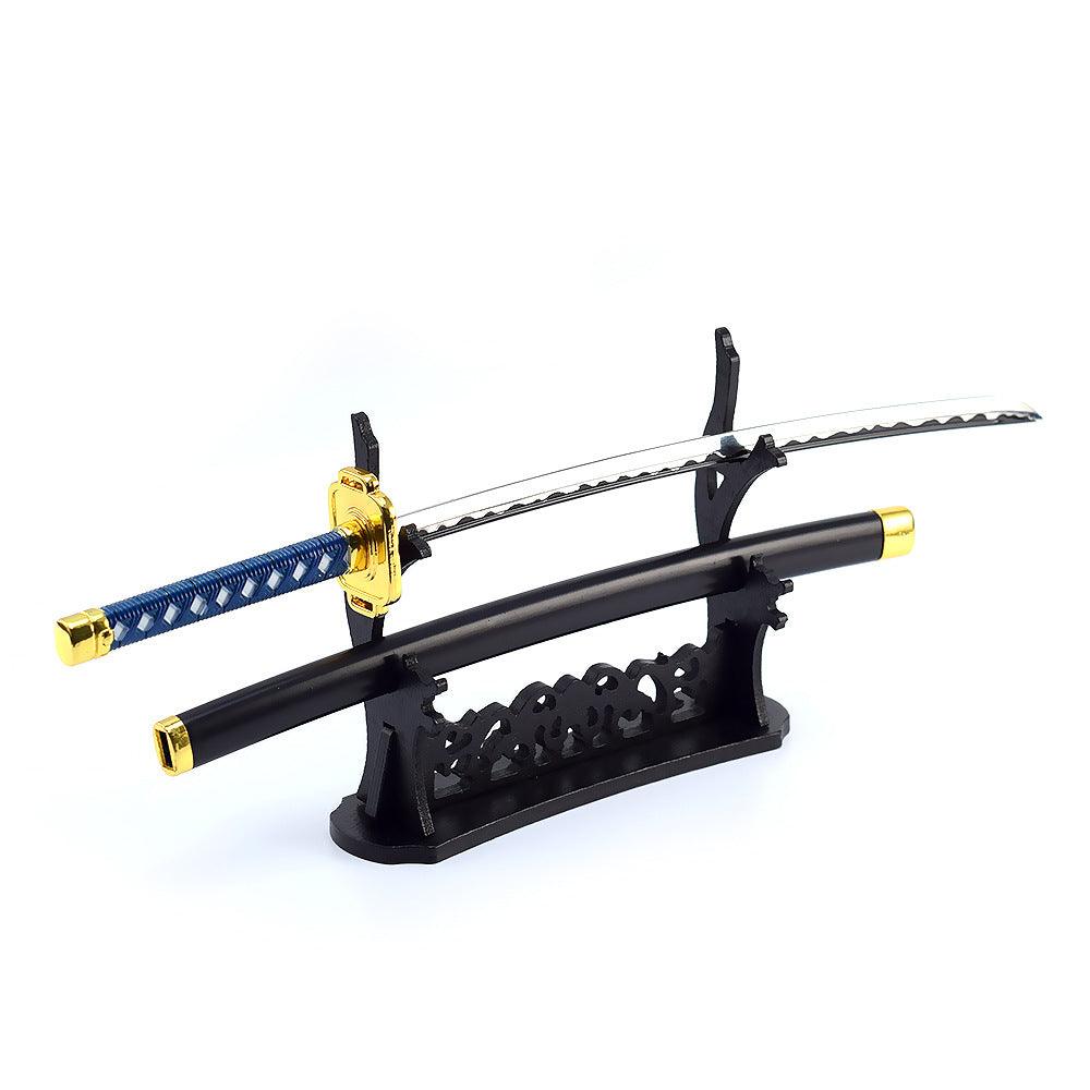 Masamune Katana Replica - Final Fantasy VII Sephiroth's Legendary Blade 1:6 Scale | Celestial Black Zinc Alloy & Single-Wing Motif | Nibelheim Incident Memorial for One-Winged Angel Collectors - BlacksmithSONG