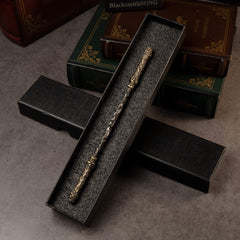 Cloud-Patterned Stone Staff replica — in its foam-lined gift box.