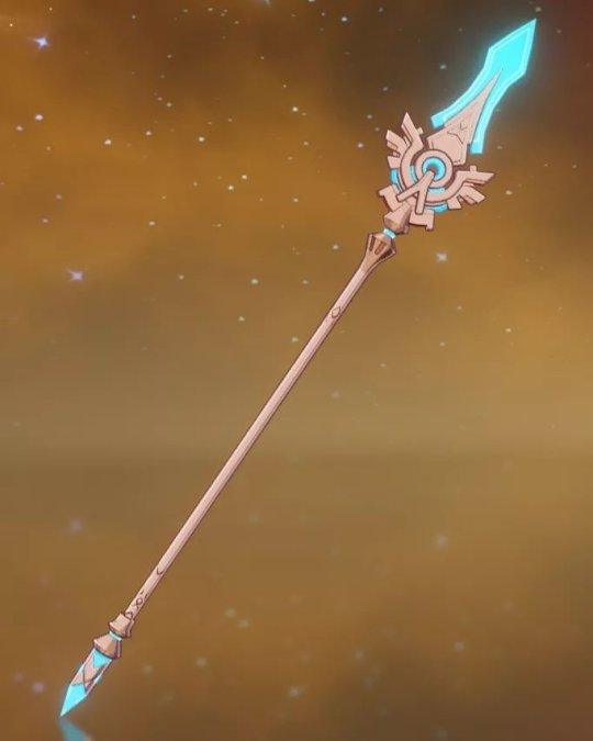 Genshin Impact Skyward Spine Spear 1:6 Aerospace Alloy Polearm for Anime Strategist Celestial Arsenal - BlacksmithSONG