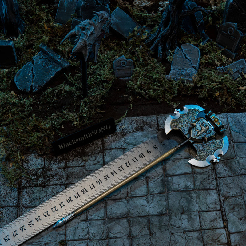 Axe of Godrick replica — size chart, 23cm / 9.1 inches.