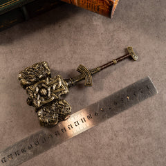 Giant-Crusher replica — measured against a ruler, 17cm / 6.7 inches long.