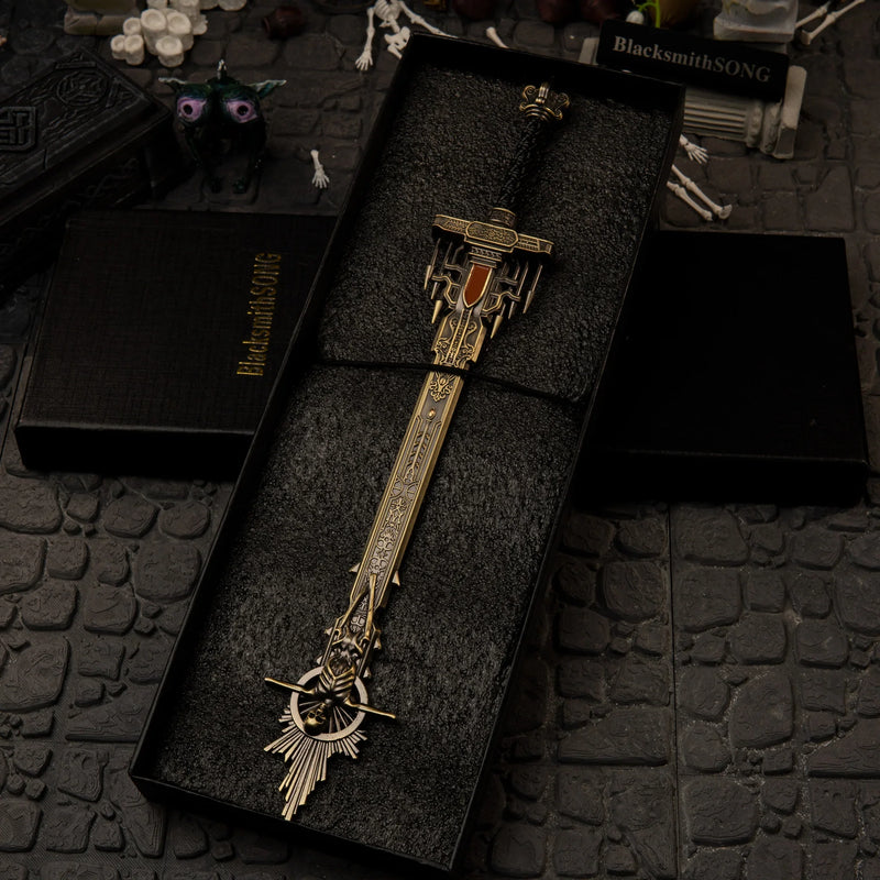 Golden Epitaph replica — in its foam-lined gift box.