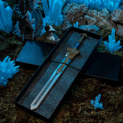 Royal Greatsword replica — in its foam-lined black gift box.