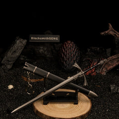 Dark Sister replica — small display stand, alternate angle.