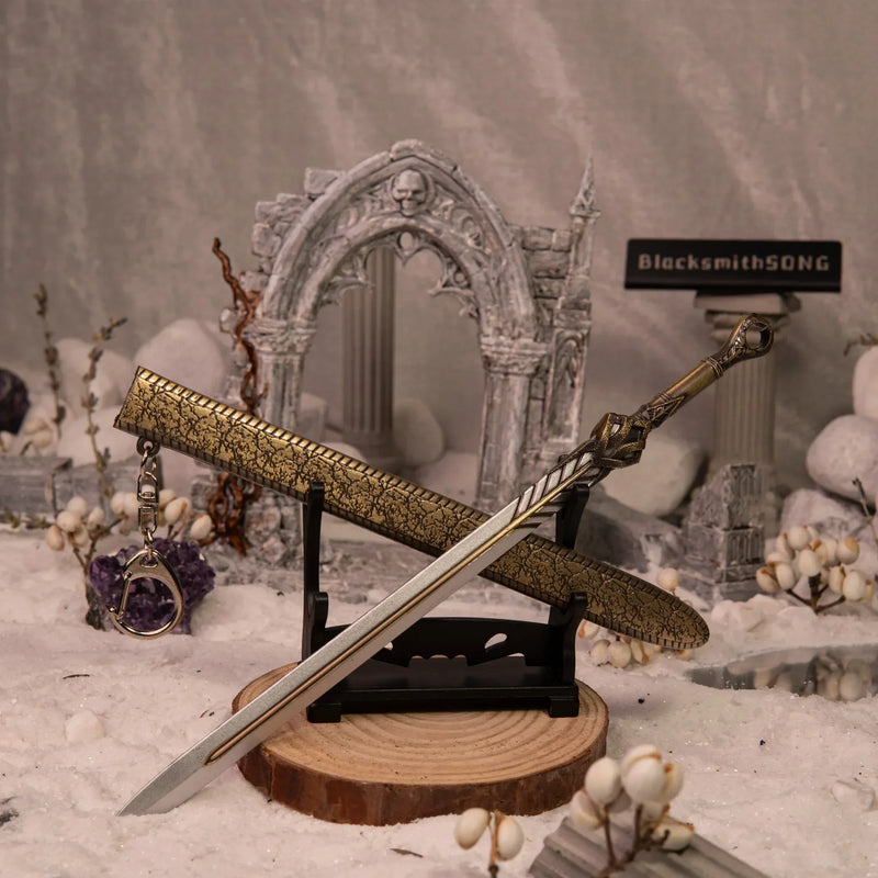 Ingrid replica — small stand display, alternate angle.