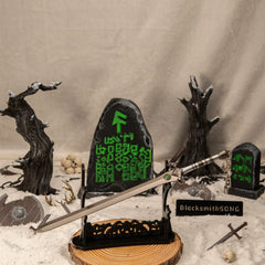 Skofnung replica — displayed on the large stand.
