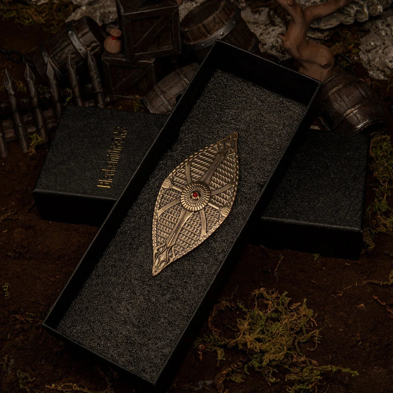 Dauntless Shield replica — in its foam-lined gift box.