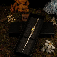Galadriel's Dagger replica — in its foam-lined gift box.