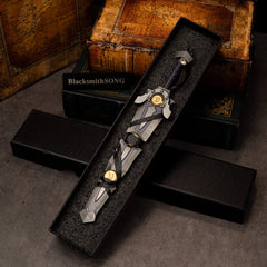 Armageddon replica — in its foam-lined black gift box.