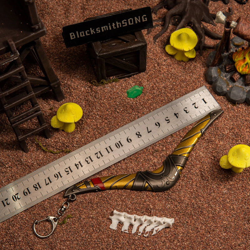 Boomerang replica — size chart, 16.5cm / 6.5 inches.