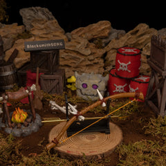 Dragon Bone Boko Bow replica — displayed on the small stand.