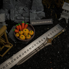 Edge of Duality replica — size chart, 21cm / 8.3 inches.