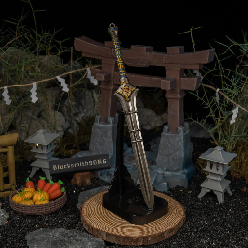 Edge of Duality replica — displayed upright on the vertical stand.