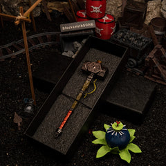 Iron Sledgehammer replica — in its foam-lined gift box.