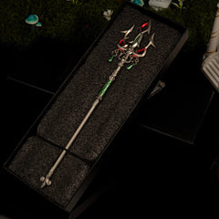 Lightscale Trident replica — in its foam-lined gift box.