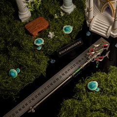 Lightscale Trident replica — size chart, 29cm / 11.4 inches.