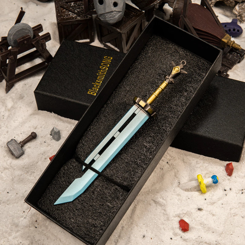 Razor Sword replica — in its foam-lined gift box.