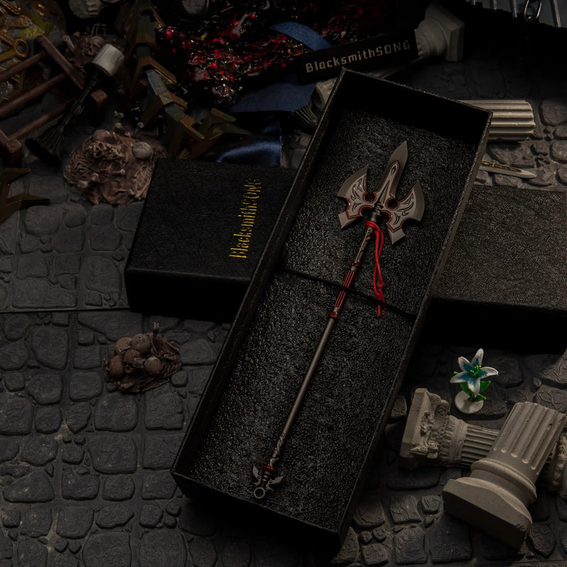 Royal Guard's Spear replica — in its foam-lined gift box.
