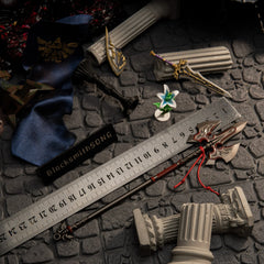 Royal Guard's Spear replica — size chart, 21.5cm / 8.5 inches.