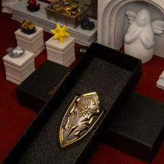 Royal Shield replica — in its foam-lined gift box.
