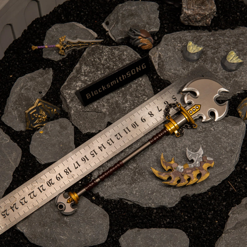 Savage Lynel Spear replica — size chart, 21cm / 8.3 inches.