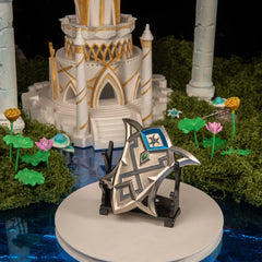 Silver Shield replica — displayed on the small stand.