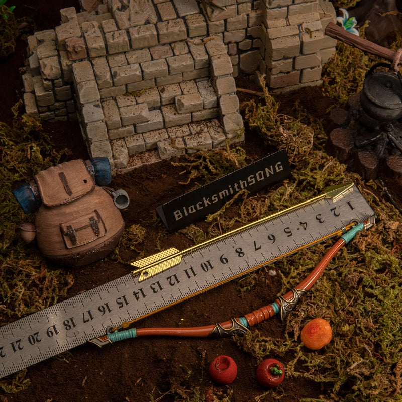 Traveler's Bow replica — size chart, 17.5cm / 6.9 inches.