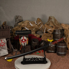 Windcleaver replica — displayed on the large stand.