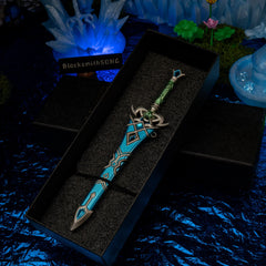 Zora Sword replica — in its foam-lined gift box.