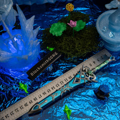 Zora Sword replica — size chart, 21cm / 8.3 inches.