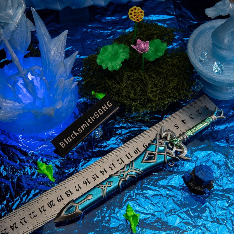 Zora Sword replica — size chart, 21cm / 8.3 inches.